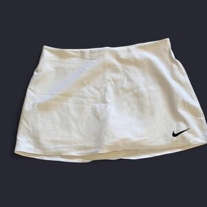 Nike White Tennis Skirt Athletic Skirt Size Medium